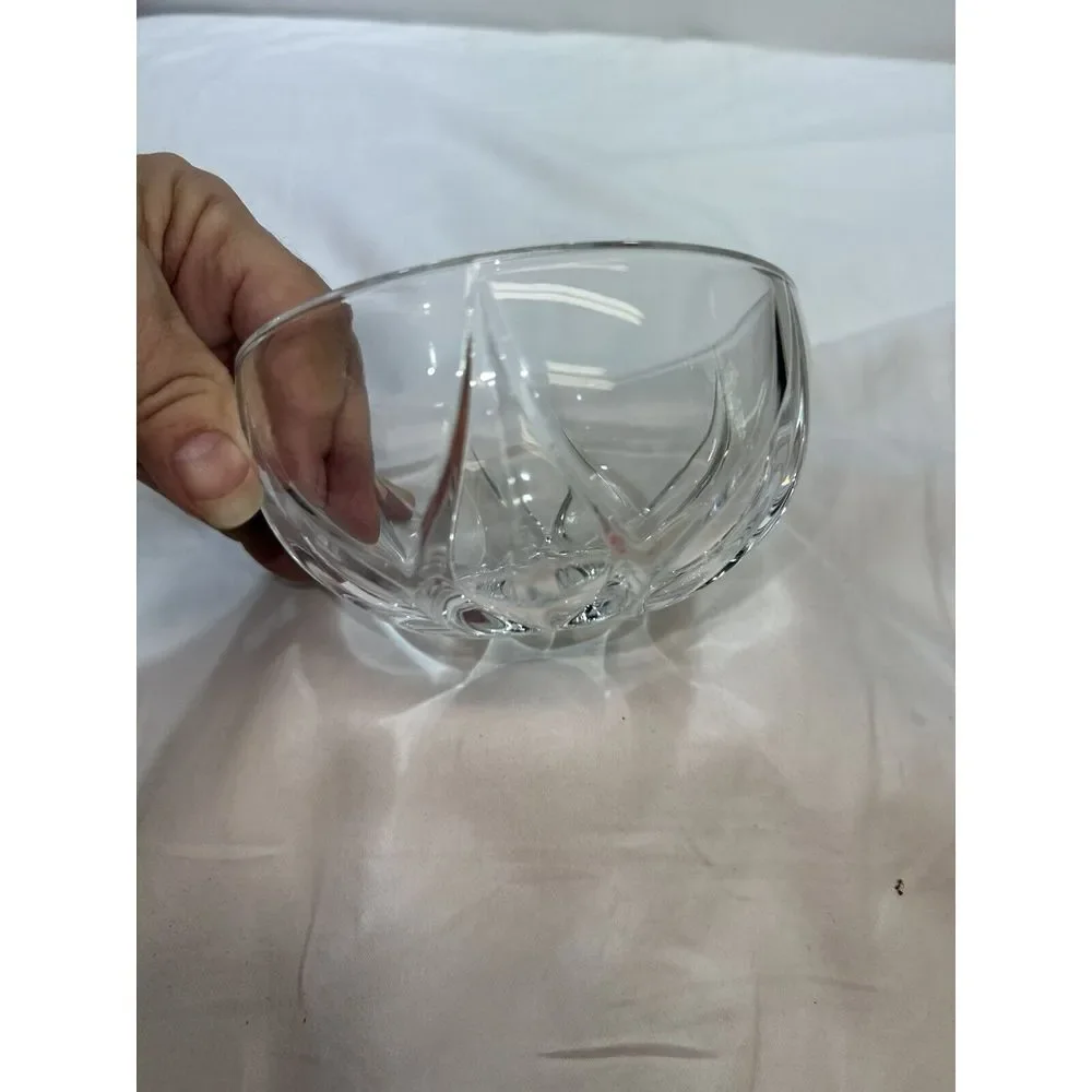 Nachtmann Crystal Bowl Lotus Flower Krocus Excellent Condition‎ Free Shipping